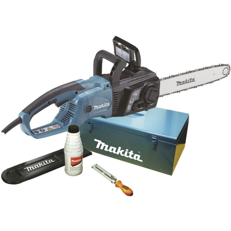 Tronçonneuse électrique Makita UC3551AK 2000 W avec accessoires 230 V Longueur de lame 350 mm W236411
