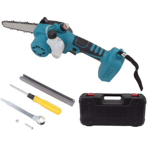 Tronçonneuse électrique sans fil sans balais portable 6 pouces Kit d'outils de coupe pour le travail du bois 650 W
