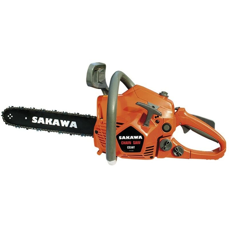 Sakawa - Tronconneuse moteur à essence 38cc 14' + Huile de Chaîne + Chaîne