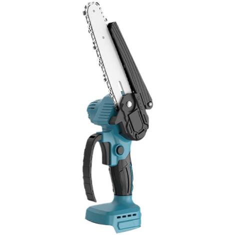 Tronçonneuse sans fil pour la coupe du bois de jardin, compatible avec la batterie Makita 18V.