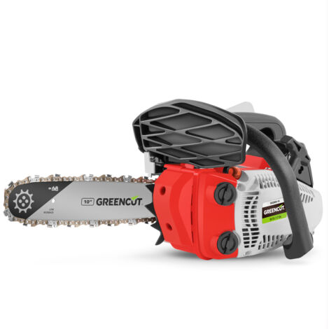 Tronçonneuse thermique 28cc 1,7cv 10" lame legere et puissante - GREENCUT