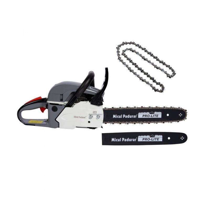 Fermier - Tronçonneuse thermique 3,2cv 52cc, 2 guides et 2 chaines de 40cm GF-0908-S001-G01