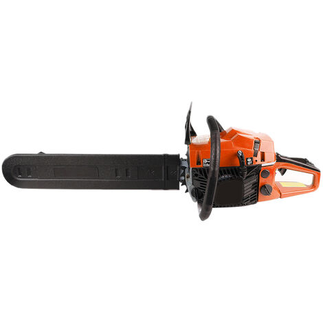 Tronçonneuse thermique 52 cm3, 45 cm, 2 chaînes