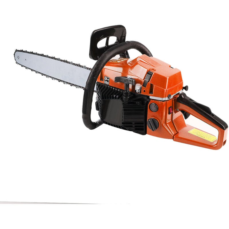 Skecten - Tronçonneuse thermique 52cm³, 2 chaînes, 3 cv, guide 45cm