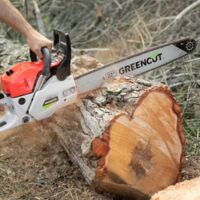 Tronçonneuse thermique 68cc 3,9cv 3,9cv lame 22" legere puissante -GREENCUT