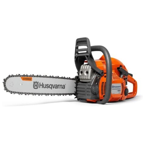 Tronçonneuse thermique Husqvarna 450 II coupe 45cm et moteur 50,2 cm³