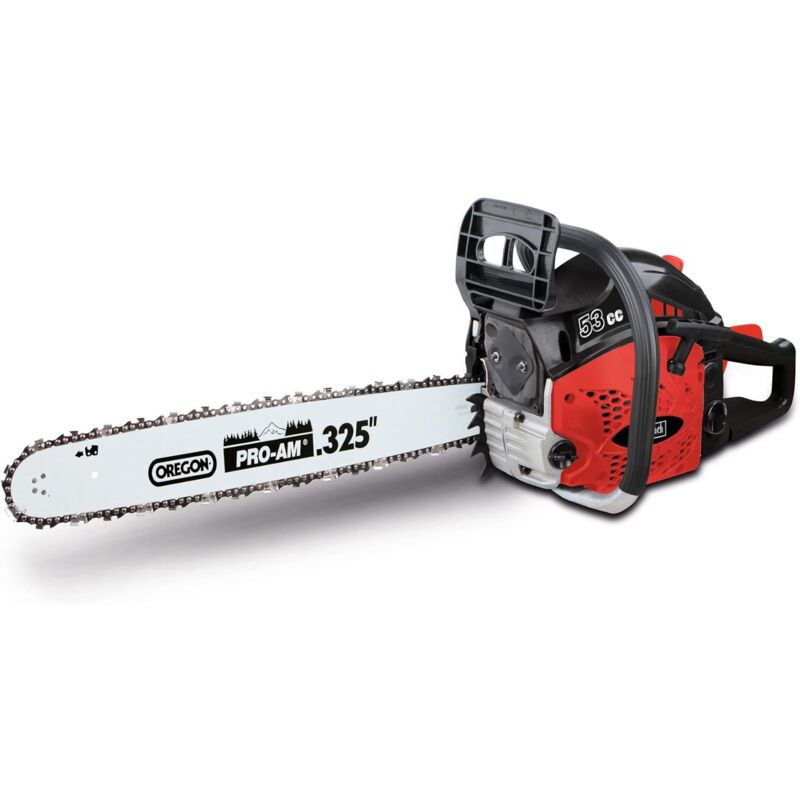 Scheppach - Tronçonneuse Thermique CSP5300 - Moteur 2T puissant de 53cm3 - Chaîne et guide Procut 51cm - Lubrification automatique de la chaîne