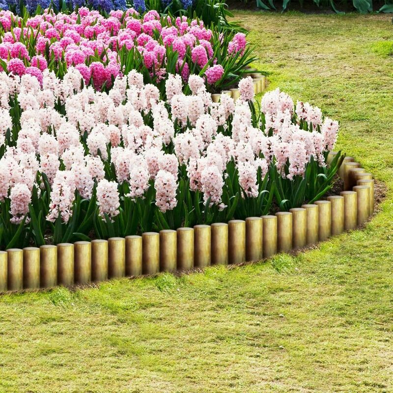 

Troncos de borde de jardin 25 piezas 5x30 cm