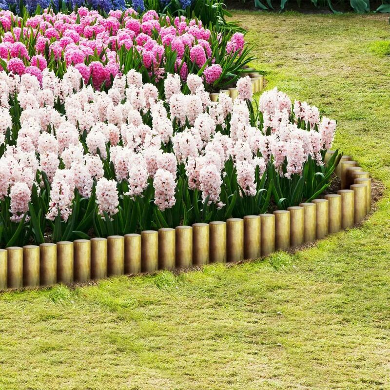 

Troncos de borde de jardin 25 piezas 5x40 cm