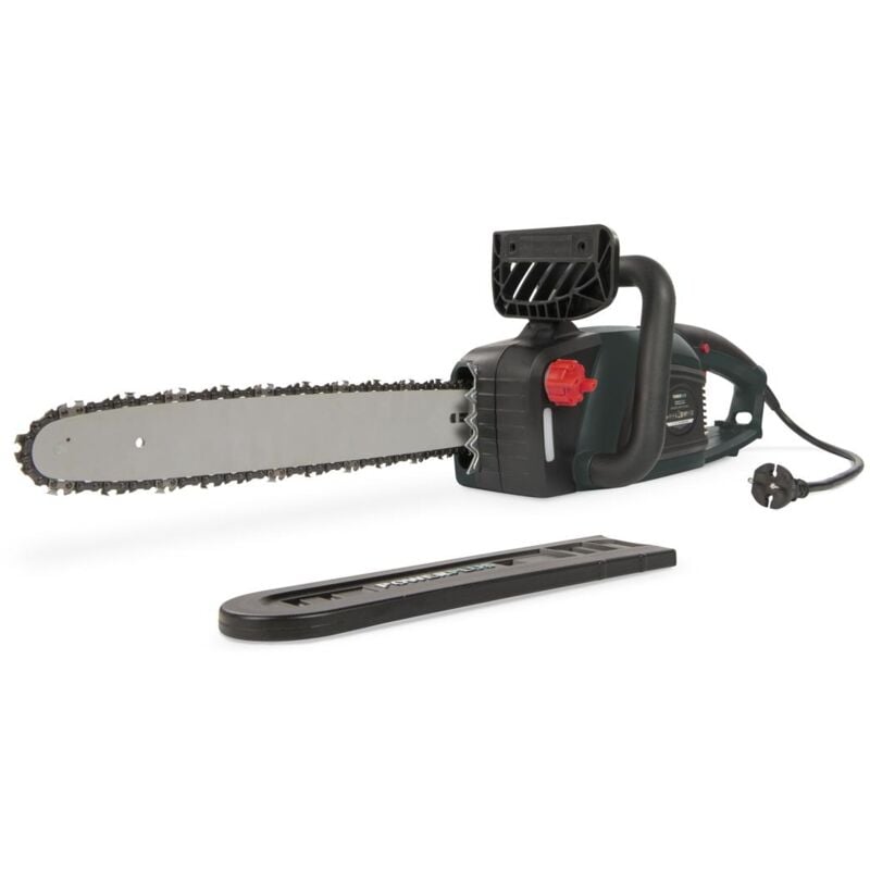 Powerplus - Tronçonneuse Électrique POWPG20210 - Élagueuse Électrique de 2400 w, Guide de 400 mm, Lubrification Automatique de Chaîne, Outillage de