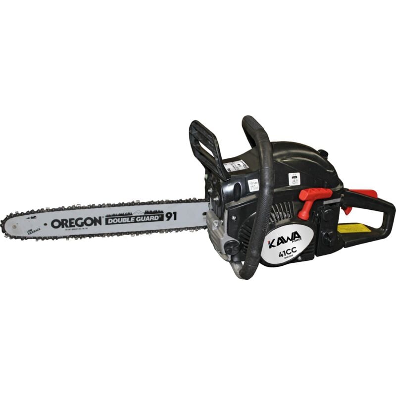 Tronçonneuse à essence 41CC, chaîne et guide-chaîne Oregon - Kawapower