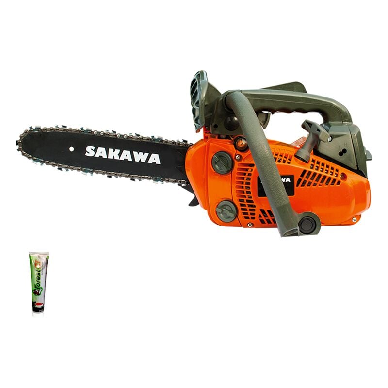 Sakawa - Tronçonneuse moteur à essence 2 temps épée de 12 pouces + Huile 125ml