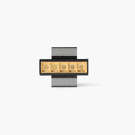 TROOP empotrable 5x2W oro 48° trimless 2700K CRI90