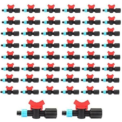 Tropfbewässerungsband-Stufenventil 16 mm x 3/4 Zoll Innengewinde. Packung mit 50 Einheiten.  Exclusives Angebot