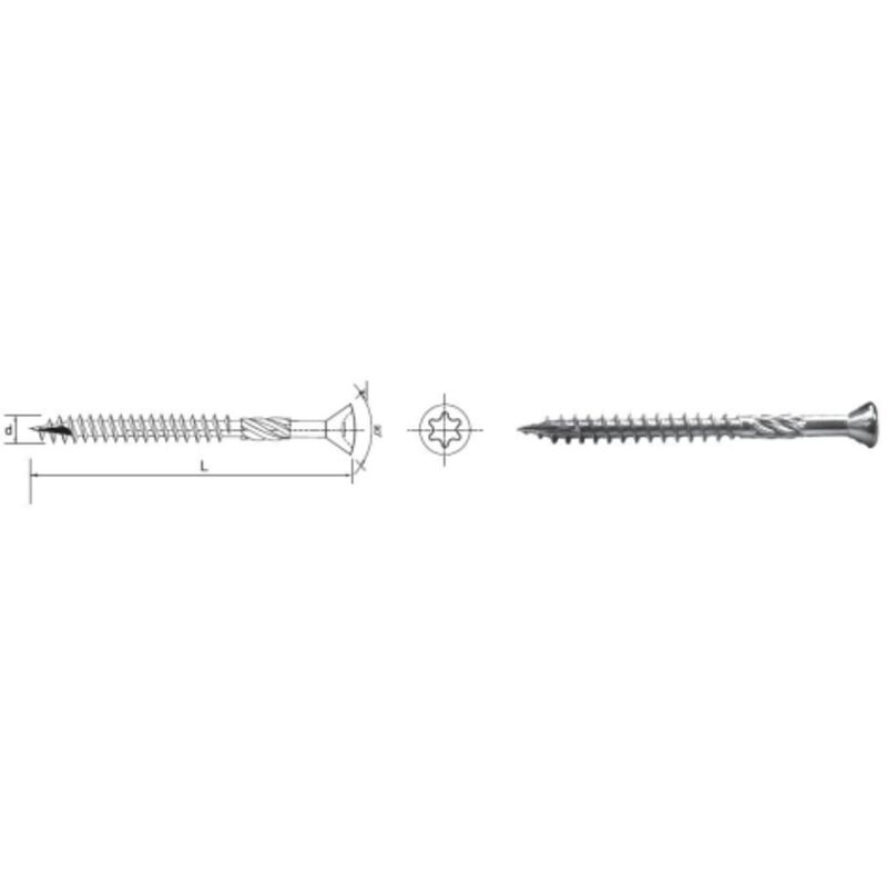 Tropic C2 Hartholzschraube 570mm T25 - 2 Sto - Spk 570 T