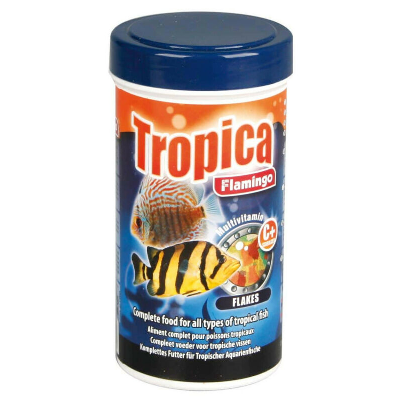 Tropica aliment en flocons pour poisson. 250 ml.