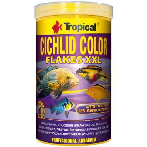 TROPICAL CICHLID COLOR FLAKES XXL 1000ML/160G