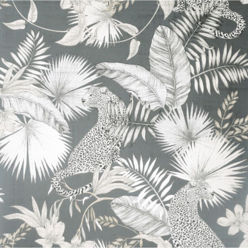 Tropical Leopard Wallpaper Arthouse Modern Tropical Palm Jungle Neutral