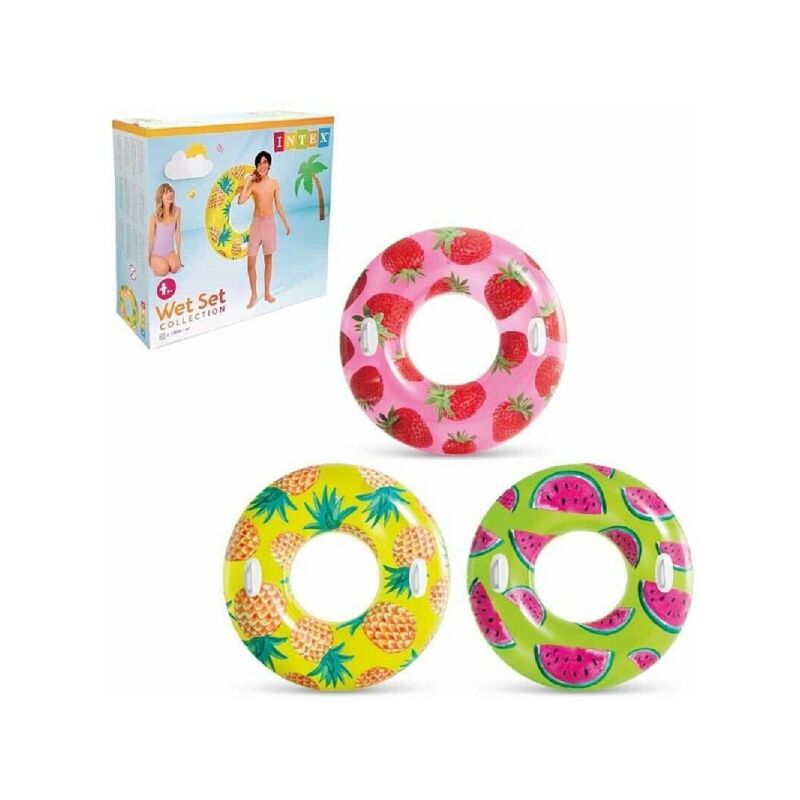 Trade Shop Traesio - Donut Con Asas Tropical Summer Fruit Life 107Cm Surtido 56261