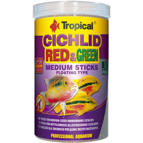 Tropical Tadeusz Ogrodnik CICHLID RED&GREEN STICK M gr.360