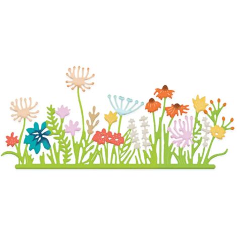 Troquel de prado de flores • dpCraft