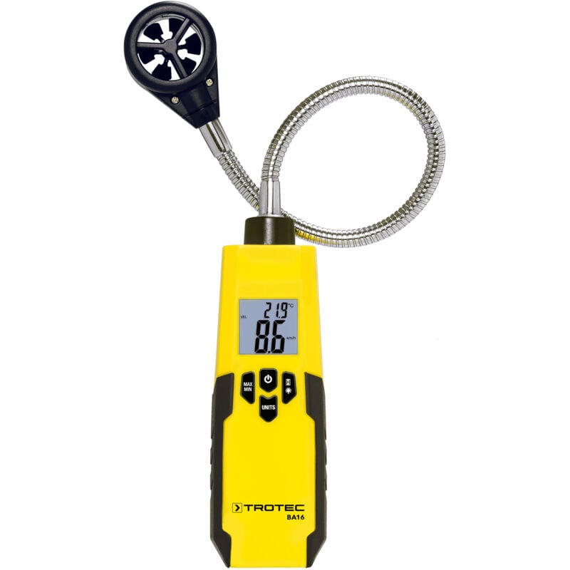 Trotec - Anémomètre à hélice BA16