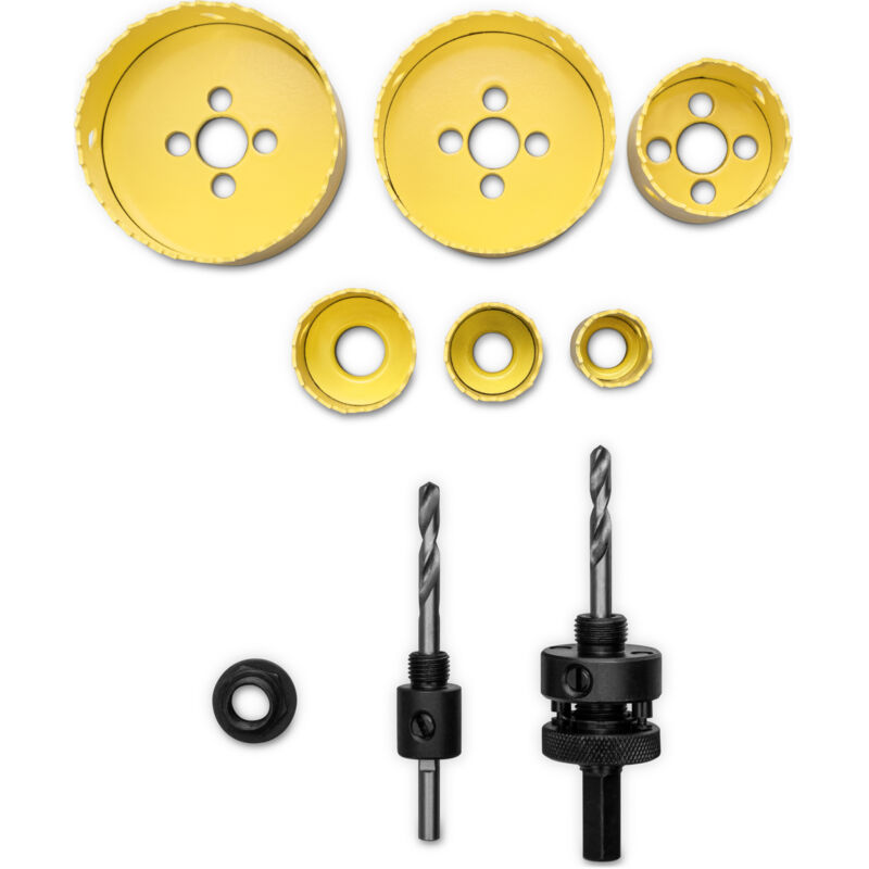 Trotec Coffret de scies-cloches en HSS bimétal