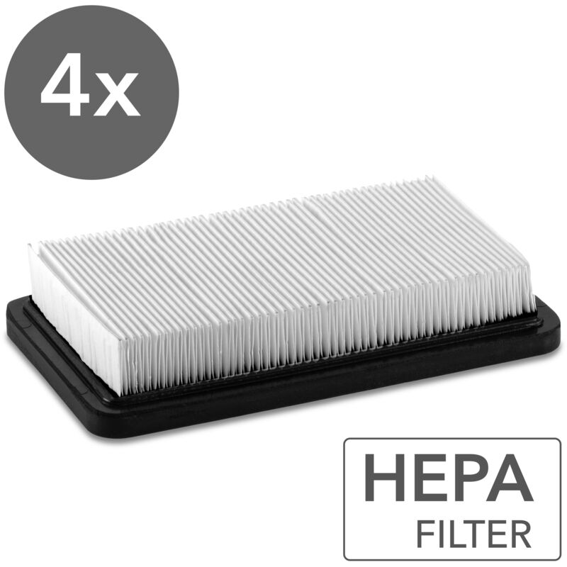Image of Filtro hepa per aspirapolvere a batteria vc 15-20V (confezione da 4 pezzi) - Trotec