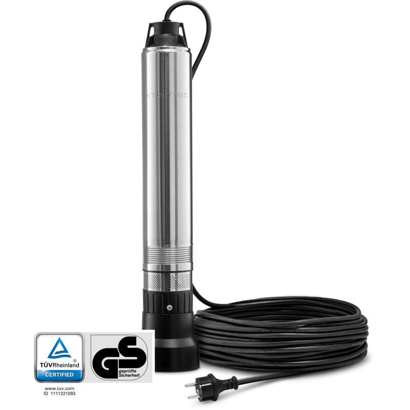 Trotec - Pompe de puits tdp 370 e - 5100l/h - 370W - refoulement 40m - 3,7 bar