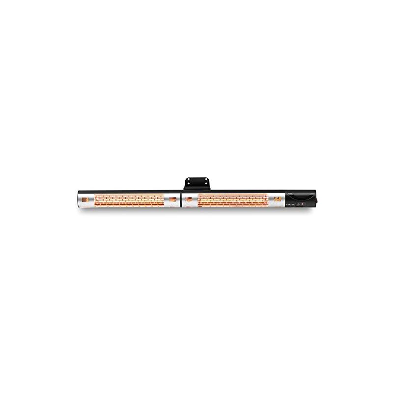 Trotec - Radiant infrarouge électrique design ir 2200 - télécommande, aluminium, inclinable, mur ou plafond