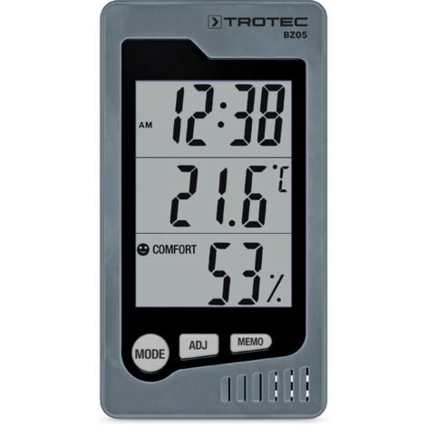 TROTEC Thermohygrometer BZ15M Hygrometer Thermometer Raumklima Luftfeuchtigkeit