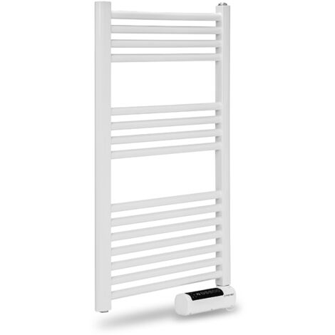 Radiatore Scaldasalviette LuxeBath Sahara - Acciaio Antracite, 400x1200 Mm, Attacco Centrale, Moderno