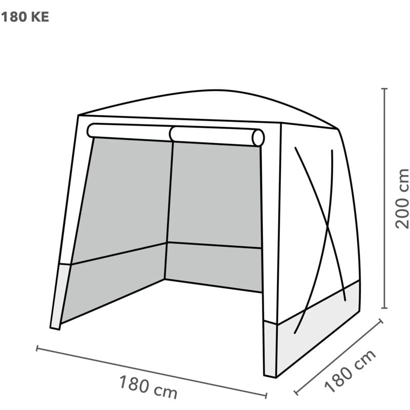 Trotec Tenda da lavoro 180 KE 180180200 - blu