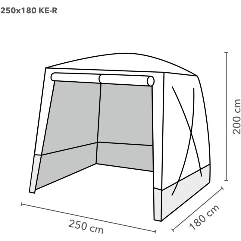 Trotec Tenda da lavoro 180x250 KE 180250200