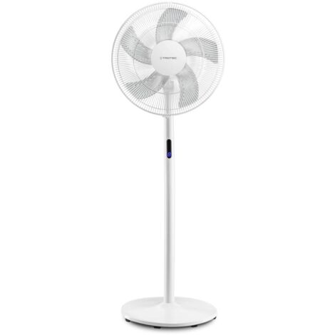 TROTEC Ventilatore a Piantana TVE 24 S - 48W, 8 Velocità, Ø 40 cm, Oscillante 80°, Altezza Regolabile, Telecomando, LED