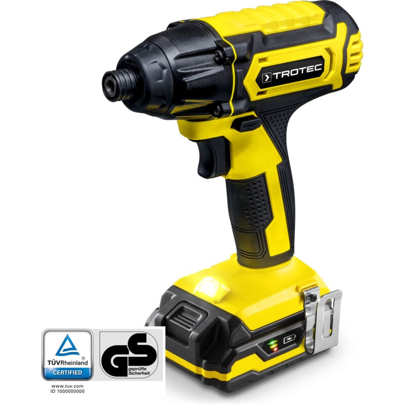 Visseuse à choc sans fil pids 10-20V - arrêt rapide Lampe led Couple 180 Nm Batterie 2Ah - Trotec