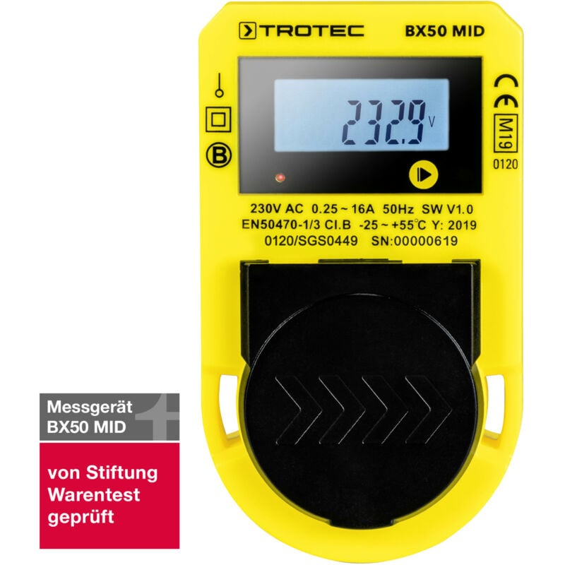Trotec - Wattmètre BX50 mid