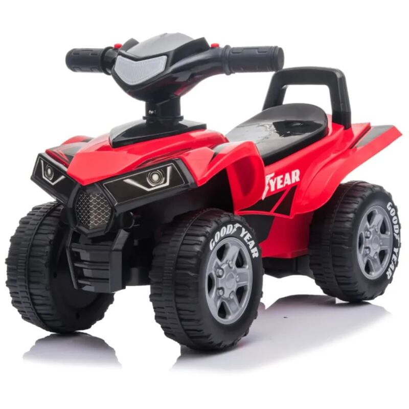Goodyear ATV Porteur Enfant - pour Bébés - 1 à 3 ans - Rouge