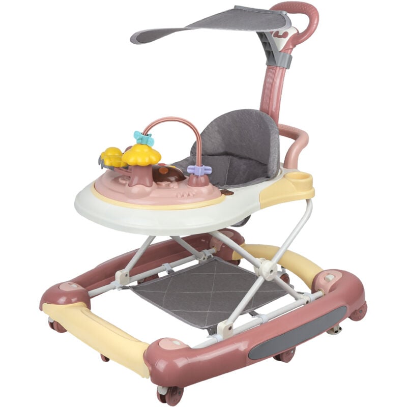 Trotteur Pour Bébé Avec Centre De Jeu à Partir De 6 Mois - Rose