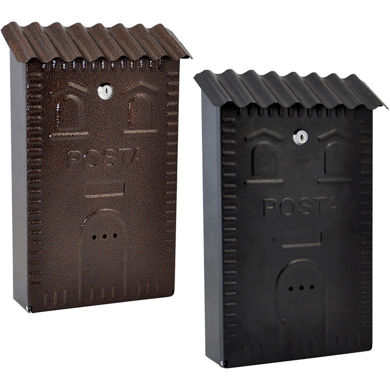 Cassetta Postale Cm 25 x 9,5 x h 37 - Bronzé