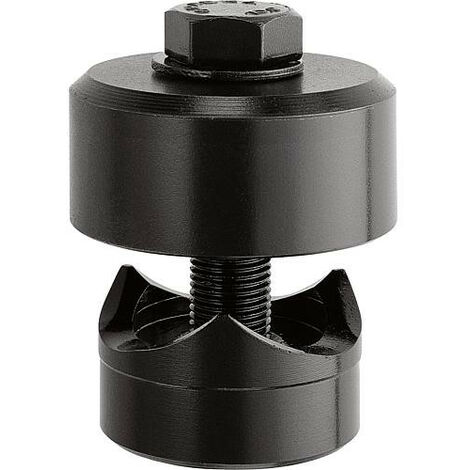 Trou de vis avec 3 points chanfrein d'entree Diametre  :  38 mm