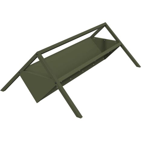 Trough d'alimentation pour le bétail Vert olive CFW135300