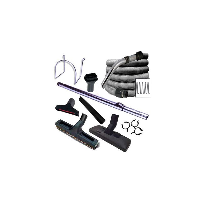 Set 8 accessoires + 1 flexible standard - longueur au choix (de 4 à 15m) - 7m