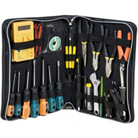 Trousse à outils avec multimètre digital