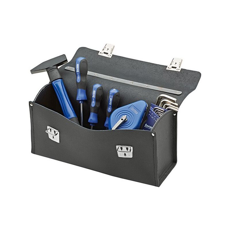 Trousse à outils en cuir, Dimensions intérieures : 340 x 110 x 170 mm, Volume environ 7 l, Poids 7000 g
