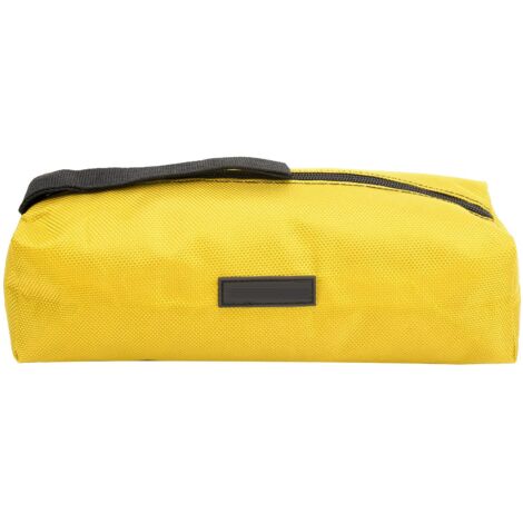 Trousse à Outils épaissie Multifonctionnelle Imperméable en Tissu Oxford Boîte à Outils de Stockage D'électricien pour le Stockage de Petits Outils(jaune)