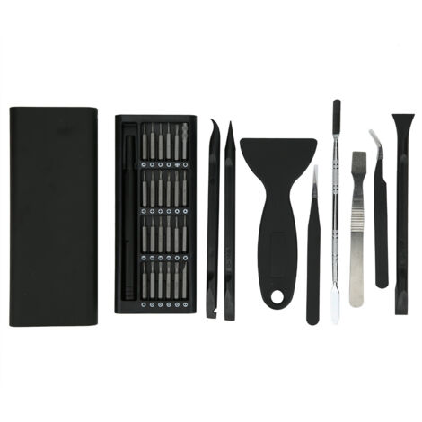 Trousse de 25 Embouts de Tournevis Multifonction en Alliage d'Aluminium pour Réparation et Démontage