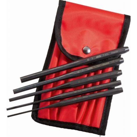 Trousse De 5 Chasse-Goupilles Longs 2,5 - 3,5 - 5 - 7 - 9 Mm - Sam Outillage