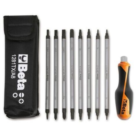 Trousse de 8 tournevis lames réversibles - Beta - 012810530
