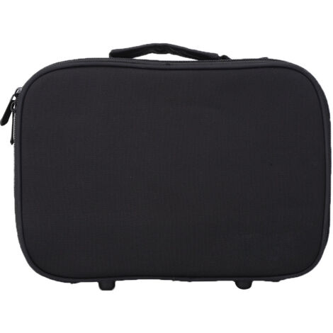 Trousse de coiffure portable multifonction pour ciseaux et outils de coiffure (Noir)